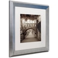 thumbnail image 2 of Trademark Fine Art "Giardini Italiano VI" Canvas Art by Alan Blaustein, White Matte, Silver Frame, 2 of 4