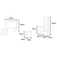 thumbnail image 5 of Recamara Matrimonial Kessa Muebles Victoria 5 Piezas Chocolate, 5 of 5