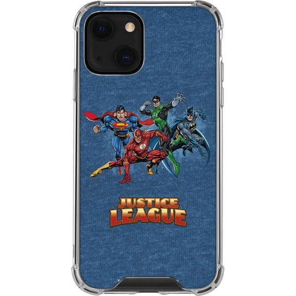 Skinit DC Comics Justice League Heroes iPhone 14 Clear Case