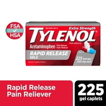 Tylenol Extra Strength 500 mg Acetaminophen Rapid Release Gels, 225 Ct