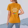 thumbnail image 4 of TYGHBN Summer Tops for Women 2025 Crew Neck Short Sleeve Tops Plus Size Dressy Casual Shirts Blouses Trendy Womens Short Sleeve T Shirt Compression Long Sleeve Women Womens Long Sleeved Tee Shirt, 4 of 7