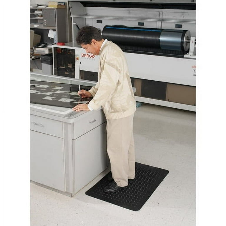 Genuine Joe Flex Step Rubber Anti-Fatigue Mats - Warehouse - 60 Genuine Joe Flex Step Rubber Anti-Fatigue Mats - Warehouse - 60
