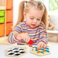 thumbnail image 2 of MeetYTOYS Wooden Puzzle Tangram Puzzle Blocks, Brain Teaser Party Game Geometric Shapes Jigsaw Block(Colorful), 2 of 6