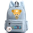 thumbnail image 5 of Anime One Piece Backpack Knapsack Kids Boy Girl Printed School Bag Teenager Student Cartoon Bookbag Outdoor Rucksack, 5 of 5
