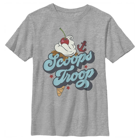 Netflix Boy's Stranger Things Scoops Troop Ice Graphic T-Shirt
