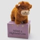 thumbnail image 5 of Highland Cow Fluffy Brown Cow Plush Doll Stuffed Animal Toy, 5 of 5
