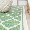 thumbnail image 4 of JONATHAN Y  Zinnia Textured Weave Indoor/Outdoor Area Rug 2 X 8 - Cream/Green, 4 of 4