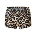 thumbnail image 4 of ANINEO Women Swimwear High Waist Leopard Print Swim Trunks Comfortable Beachwear Swim Shorts Cozy Hawaii Summer Tropical Brazilian Swim Wear, 4 of 7