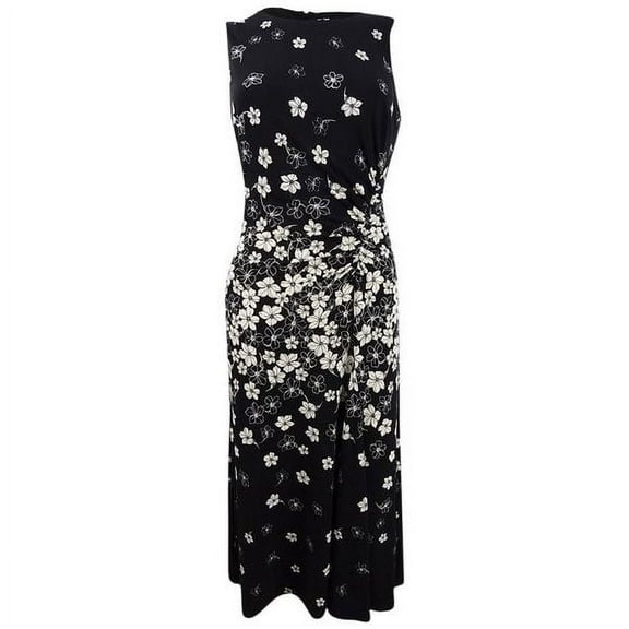 American Living Womens Floral-Print Jersey Dress