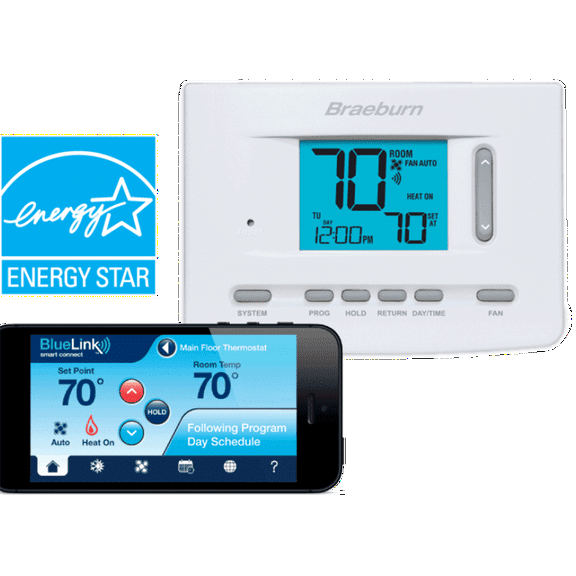 Braeburn 7205 Universal WiFi Thermostat with BlueLink