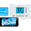 Braeburn 3 Heat / 2 Cool Heat Pump, 2 Heat / 2 Cool Conventional Smart Wi-Fi Universal Thermostat