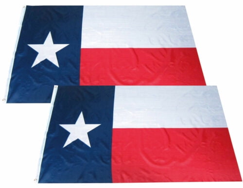 3x5 Ft TEXAS State Flag Lone Star US American Grommets Polyester Flag b 2 PACK 