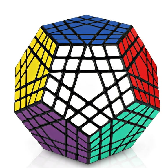 Ganowo Megaminx Cube de Vitesse Gigaminx 5x5 Cubes Casse-Têtes Jeux Casse-Tête Magique Jouets Anti-Stress pour Enfants Adultes Garçons Adolescents