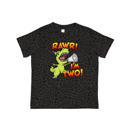 

Inktastic Rawr I m Two Dinosaur Gift Toddler Boy or Toddler Girl T-Shirt