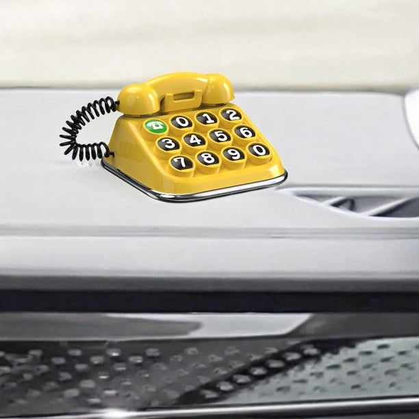 Tarjeta genérica con número de teléfono para estacionamiento de automóviles, letrero con número de teléfono, resistente, útil, decorativa, para Amarillo