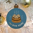 thumbnail image 5 of And Dim Sum Then Some Funny Humor Wood Christmas Tree Holiday Ornament, 5 of 7
