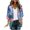 1-11-Multicolor, variant on SELONE Long Cardigans for Women Lightweight 3/4 Sleeve Plus Size Regular Open Front Cardigans Without Hoodie Hawaiian Beach Vacation Wear Blue L