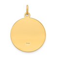 thumbnail image 4 of Diamond2Deal 14K Yellow Gold Saint Elizabeth Seton Medal Pendant for Women (L- 1.05 in, W- 0.77 in), 4 of 4