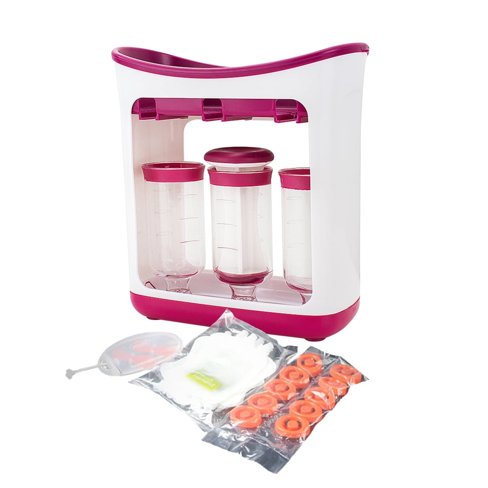 Extruder,Containers Station Puree Pouches Maker And Toddlers Free Babies Toddlers Puree Pouches Babies And Toddlers Pouches Baby Reusable Pouches 10 Disposable Station Reusable Free With 10