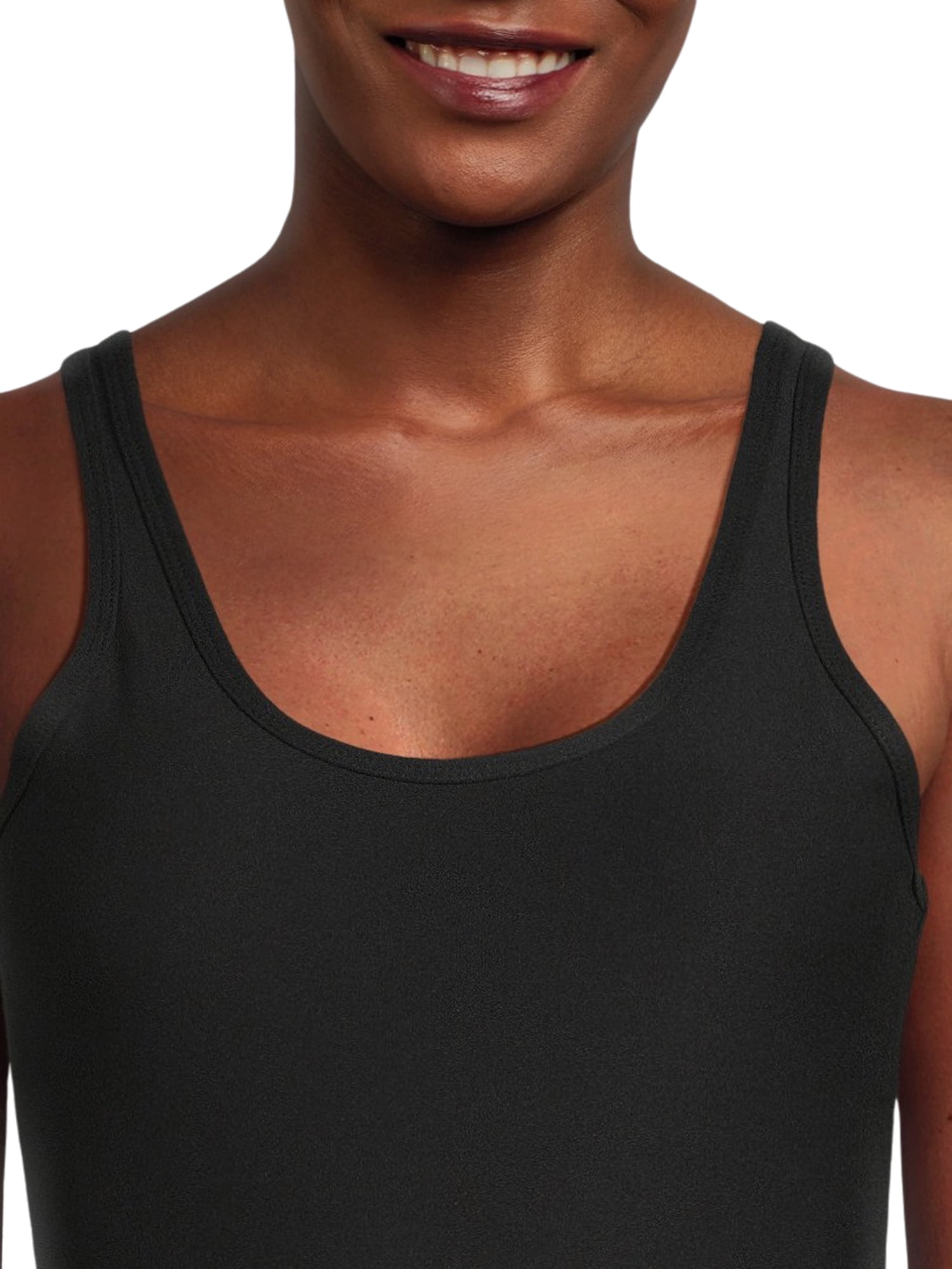 No Boundaries Juniors Scoop Neck Tank Top, 3 Pack, Sizes XS-XXXL