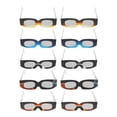 thumbnail image 2 of Gafas de Eclipse Solar, Gafas de Sol de Seguridad Solar Imagen Transparente 10 Piezas de Resina Liviana Comomodo Con Un Portátil Duradero Para Acampar, 2 of 7