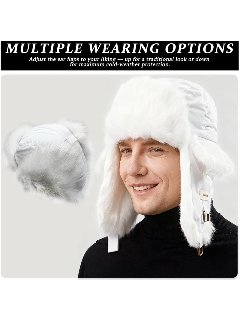 Faux Fur Russian Winter Hat Autumn/Winter – Tagged  main image 4