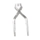 thumbnail image 5 of Pañuelo para el cuello con lentejuelas de metal para mujer, brillante, para cosplay Plata, 5 of 9