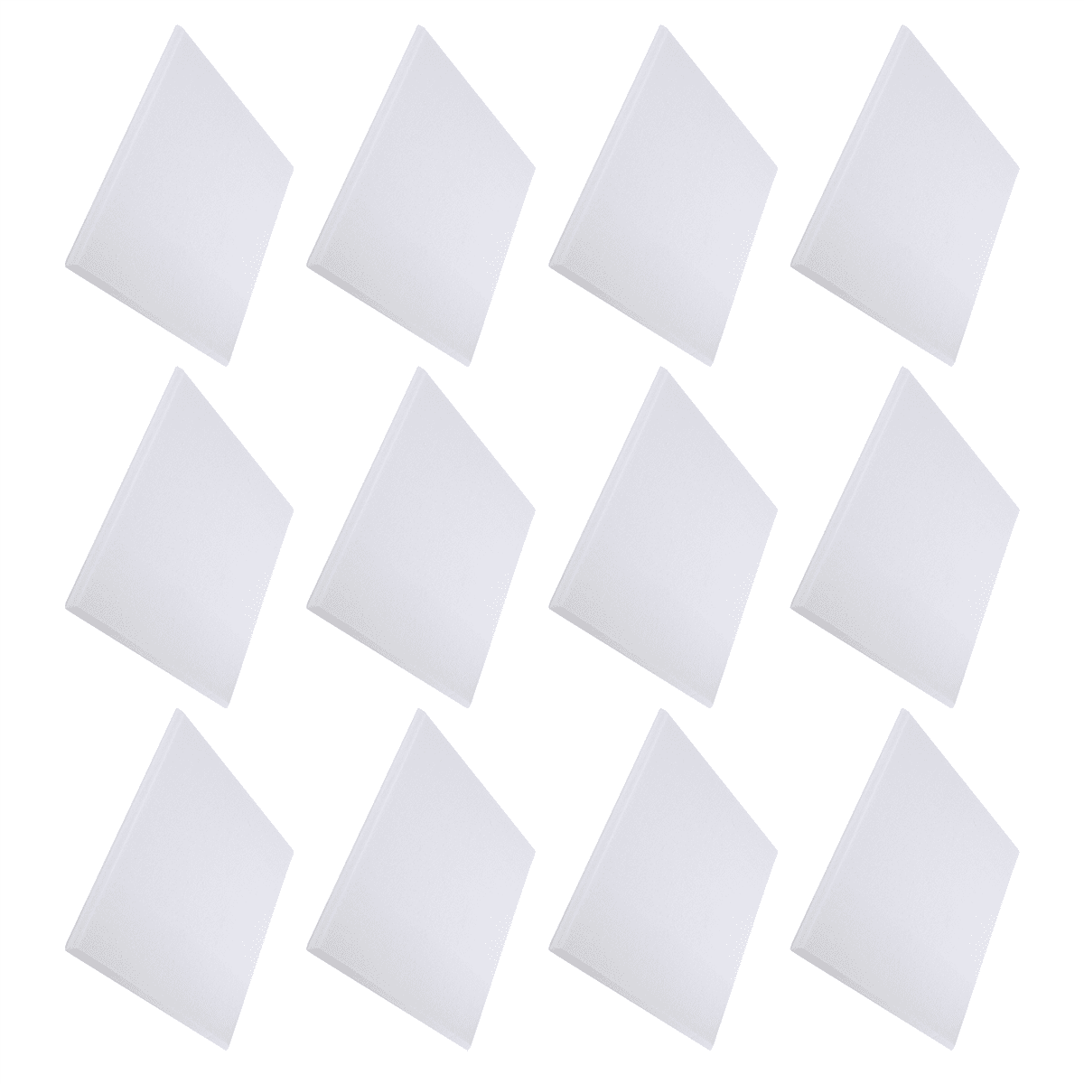 Self-Adhesive Acoustic Panels 12 Pack,12 x 12 x 0.4 inch Sound Proof Padding,Sound Absorbing Panel for Home ,White