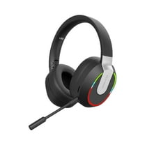 Dual Wireless Headphones for TV Watching with RF Transmitter, Bluetooth Over-On Ear TV Headphones Wireless for Seniors, No Lip-Sync Delay, Plug & Play. Set of 1