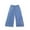 Blue-5, variant on XinLfly Kids Girls Wide Leg Jeans, Loose Clearance Elastic Waist Denim Pants Black Size 9-10 T