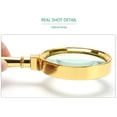 thumbnail image 4 of Regalo portátil para personas mayores e inspección de joyas, lupa de mano con mango de metal y agarre ergonómico antideslizante, 4 of 5