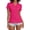 Red, variant on Tyhengta Women's Golf Polo Shirts Collared V Neck Short Sleeve UPF 50 Quick Dry Tennis Shirt Dry Fit Moisture Wicking White L