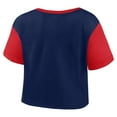 thumbnail image 3 of Women's Fanatics Navy/Red Team USA Circle Badge Cropped Fashion T-Shirt, 3 of 3