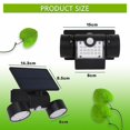 thumbnail image 4 of Solar Lights Outdoor, Motion Sensor Security Lights Solar Wall Lights, 4 of 4