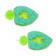 thumbnail image 3 of 1 par de pendientes de San Patricio con forma de trébol, acrílicos, colgantes, accesorios para fiestas irlandesas, hojas verdes, para mujer, 3 of 8