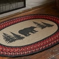 thumbnail image 2 of Park Designs Bear Printed Braided Rug 32” X 42”, 2 of 5
