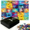 thumbnail image 2 of Ambesonne Colorful Jigsaw Puzzle Durable Cardboard, Mosaic Geometric Mosaic, 1000 pcs, Multicolor, 2 of 5