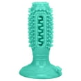 thumbnail image 2 of Bite Resistant Dog Toy, Puppy Toothbrush Natural Rubber Fixed Suction Cup Pet Rubber Toothbrush  For  Care For Teeth Training Lake Blue, 2 of 8