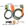 thumbnail image 1 of Pommeau de Pluie USB Rechargeable 12V Électrique pour Natation Voyage Randonnée Douche Pratique Écologique Bleu Classique, 1 of 8