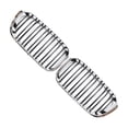 thumbnail image 1 of Parrilla del parachoques delantero superior No.51137371685 Unique Bargains para BMW Serie 1 2015-2018 tono plateado cromado 1 par, 1 of 7