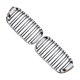 thumbnail image 1 of Parrilla del parachoques delantero superior No.51137371685 Unique Bargains para BMW Serie 1 2015-2018 tono plateado cromado 1 par, 1 of 7