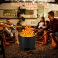thumbnail image 6 of 16 Inch Smokeless Fire Pit for Outdoor, Portable Firepits Outdoor Wood Burning, Low Smoke Outdoor Fireplace for Backyard, Camping, Bonfire, Picnic, Black, 6 of 7