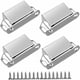 thumbnail image 1 of Imán para puerta de armario, 4 piezas, imán de puerta de acero inoxidable, imanes fuertes para puerta, cerradura de puerta de armario de 10 kg con tornillos para muebles de hogar, gabinete de puerta, 1 of 5
