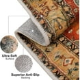 thumbnail image 6 of 5'x7' Boho Machine Washable Rugs,5x7ft Area Rugs for Living Room Non-Slip Oriental Throw Bedroom Rug Ultra-Thin Large Office Dining Room Rug Accent Floor Carpet for Kitchen Laundry Room, 6 of 7