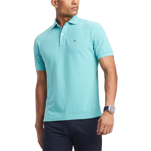 Tommy Hilfiger - Polo de rugby para hombre, ajuste clásico, color verde, XX-Large