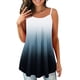 thumbnail image 1 of ICHUANYI Clearance Women's Fashion Printed Vest Sleeveless Blouse Rond-neck Suspenders Tops(Navy, XXL) Ichaunyi WER2023080909223, 1 of 5
