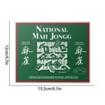 thumbnail image 4 of BESTSKY 4-Piece Mahjong Hand Tiles – Sleek Design,Soft Texture Included Rulebook – Great for Game Nights & Tournaments, 4 of 7