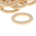 thumbnail image 4 of 10Pcs 50mm/2.17inch Natural Unfinished Wooden s Pendant Connectors for DIY Projects Jewelry And Craft Making Accessories, 4 of 8
