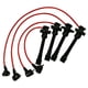 thumbnail image 2 of Juego de cables de bujía de 4 piezas 90919-22327 Kit de cables de encendido de silicona para Corolla 1993-1997 9485368 para Geoprizm, 1.8L, Soledad Cables de bujía, 2 of 9