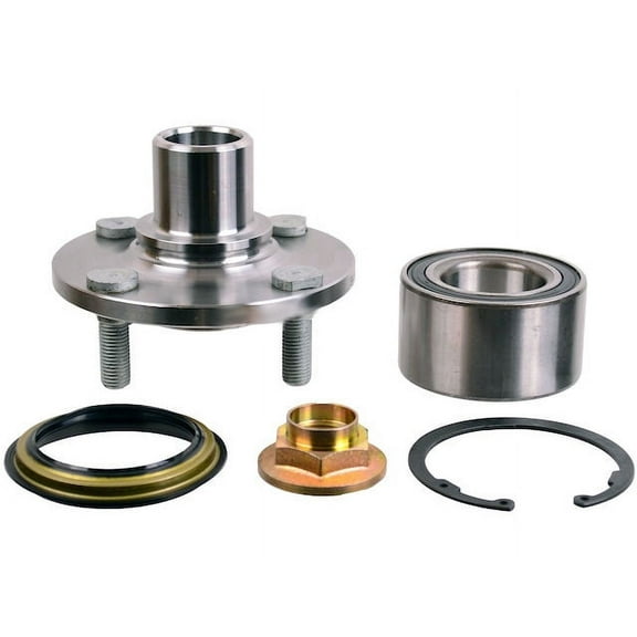 Front Axle Bearing and Hub Assembly Repair Kit - Compatible with 1990 - 2003 Mazda Protege 1991 1992 1993 1994 1995 1996 1997 1998 1999 2000 2001 2002